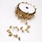 60 Foot Gold Leaf Ribbon Artificial Double-Faced Gold Leaves (Gold) 792"L x 1.6"W